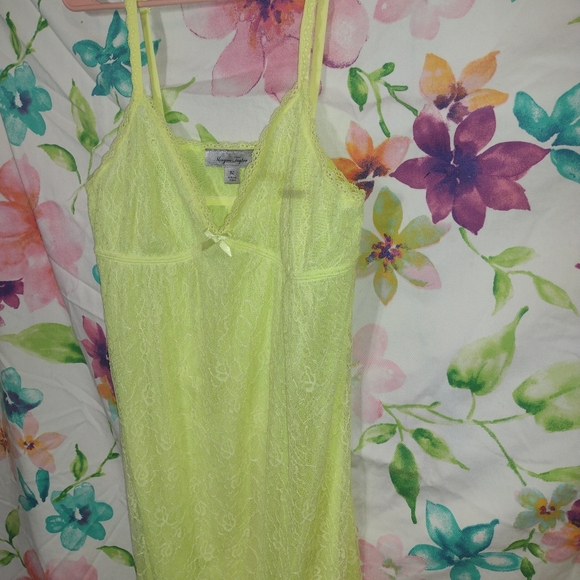 Morgan Taylor Women's bright yellow lingerie M - Picture 4 of 5